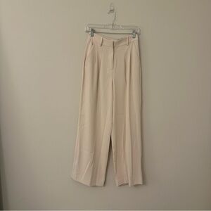 French Connection White/Cream High Waisted Trouser
